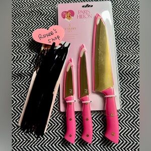 Paris Hilton Hot Pink 3pc Cutlery Set